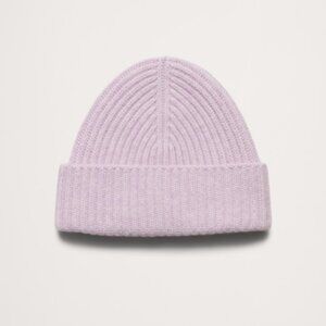 NEW Banana Republic Cashmere Beanie in Heather Lavender